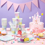 144 Pcs Mermaid Party Supplies Tableware Mermaids Themed Decorations