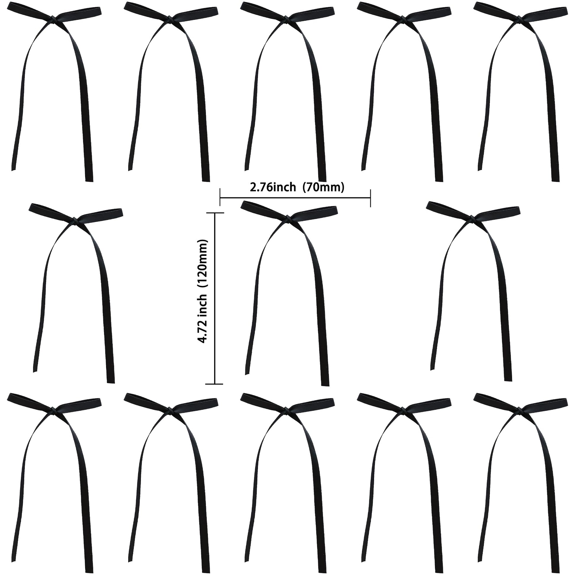 Gyufise 30Pcs Bowknot Cake Toppers Bow Cake Decorations Picks Bab Blac
