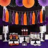 Orange Black Purple Halloween Party Decorations 33Pcs Banner