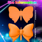 Vertintong 12 Pcs Bow Glow in The Dark Neon Balloons Foil Birthday