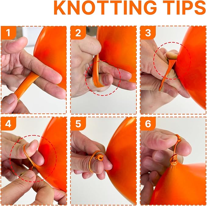 PartyWoo Orange Balloons 20pcs 18 Inch Fall Latex Helium Balloons for
