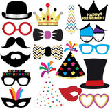 Retirement Photo Booth Props 43 Pieces Funny Happy Retirement Party