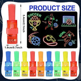 36Pcs Soccer Themed LED Finger Lights Soccer Party Favors Glow in