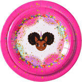 Favorite Faces Afro Puff Unicorn Birthday Party in a Box for 15