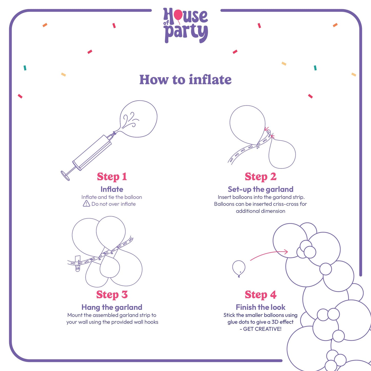 HOUSE OF PARTY Pastel Purple Balloons - Lavender Balloons 5/12/18