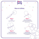 HOUSE OF PARTY Pastel Purple Balloons - Lavender Balloons 5/12/18