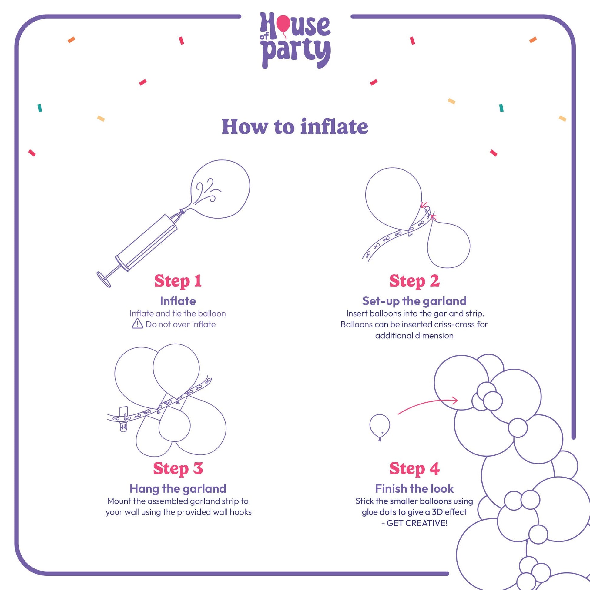 HOUSE OF PARTY Pastel Purple Balloons - Lavender Balloons 5/12/18