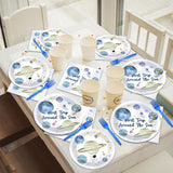 96 PCS First Trip Around The Sun Birthday Party Decorations Outer