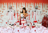 Halloween Party Supplies Dinnerware Decorations Bloody Zombie