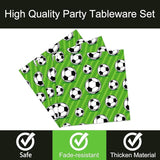 Soccer Party Supplies for 24 Guests Soccer Party Plates and Napkins