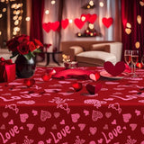 3 Pack Valentine's Day Tablecloth Valentines Table Cloth 54x128inch