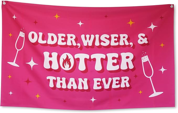 Funny Happy Birthday Banner 60" x 33" – Hilarious Party Decoration #4