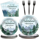 Adventure Awaits Baby Shower Tableware Let The Adventure Begin