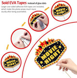 34pcs Hollywood Themed Movie Night Party Photo Booth Props Hollywood