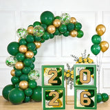 Graduation Decorations 2026 - Green and Gold Graduation Decorations -