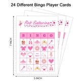 mermermu Ballerina Party Bingo Game Cards(24 Players), Ballet Dance
