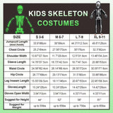 Sincere Party Glow In the Dark Skeleton White Bones Skeleton Costume