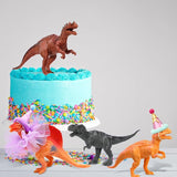 27 Pcs Dinosaur Birthday Party Decorations Animal Cake Toppers with