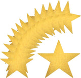 MECCANIXITY 36Pcs Laser Gold Stars Cutouts Double Printed Paper Stars