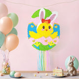Easter Egg Piñata Easter Bunny Piñata with Blindfold and Stick Cute