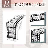 Breling 12 x 72 Inch Movie Night Table Runner Movie Theme Party