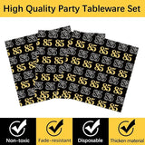 96 Pcs 85th Birthday Party Supplies Tableware Plates Cheers to 85