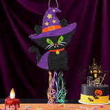 Halloween Cat Piñata Halloween Party Decorations Black Cat Piñata