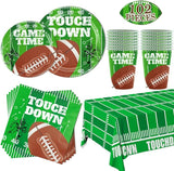 Football Party Supplies Decorations Set for 20 People Includes 20