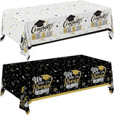 Graduation Decorations 2026 2 Pcs Black and Gold Gongrats Grad