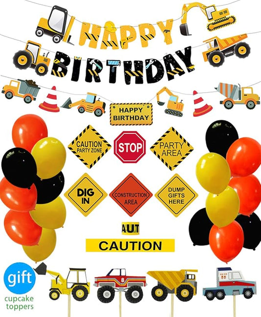 Construction Birthday Party Supplies Dump Truck Party