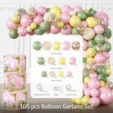 273 PCS Bear 1st Birthday Decorations All in One Baby Girl 1st