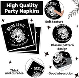 96pcs Bride or Die Bachelorette Party Plates and Napkins Till Death