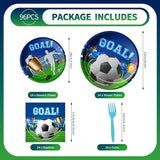 Soccer Plates and Napkins Soccer Party Supplies Soccer Birthday