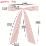 Froova 122 x 70 Inch Giant Pink Bow Decor Big Pink Tie Shape Bow Room