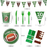 Football Party Decorations 133Pcs Football Party Supplies Set