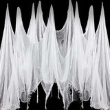 Niurui Halloween White Creepy Cloth 315 x 79 Inch Spooky Gauze