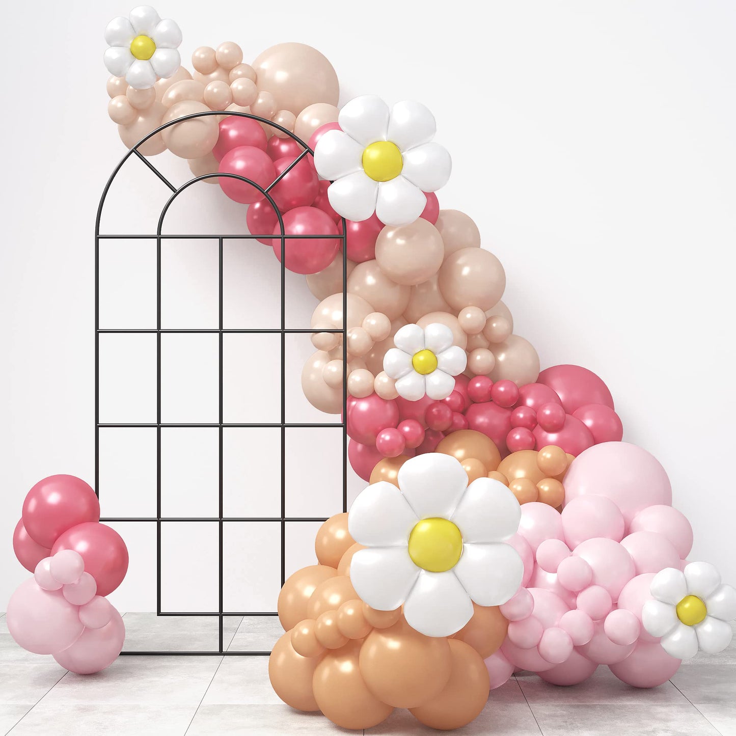 HOUSE OF PARTY Rainbow Balloon Arch Kit – 140PCS Assorted Color