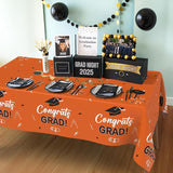 Slergut Orange and Black Graduation Decorations 2026, 3 Pack Orange