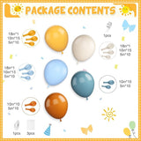 Here Comes the Son Balloon Arch Kit Retro Blue Yellow Boho Balloon