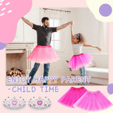 Zhanmai 16 Sets Tutu Dress and Tiara for Girls Princess Ballet Skirt