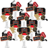 Big Dot of Happiness Red Carpet Movie Night Premium Table
