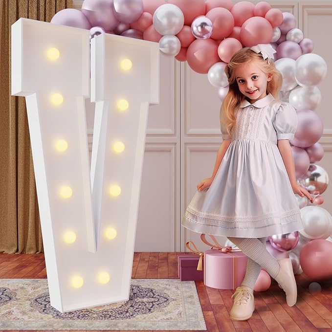 imprsv 4FT Marquee Light Up Letters for Birthday Party Decorations #24
