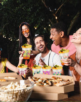 60 Pack Hawaiian Party Luau Tiki Cups 12 oz Disposable Plastic Cups