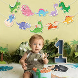 Hooqict Dinosaur Birthday Party Banner Dinosaur Birthday Party