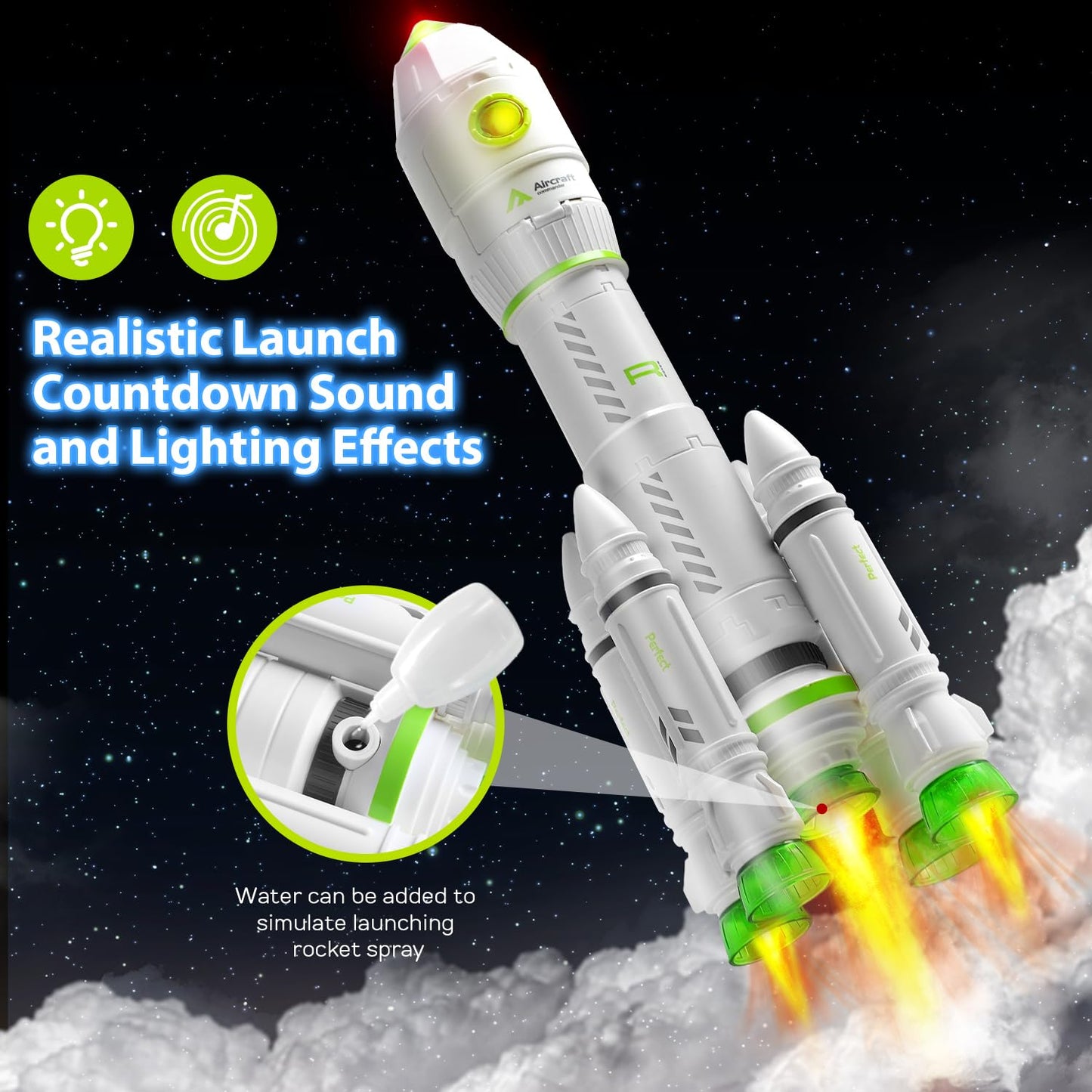 TOY Life Space Toy Rocket Toys for Kid Shuttle with Astronaut