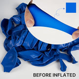 PartyWoo Royal Blue Balloons 140pcs Different Sizes Pack of 18 12 10