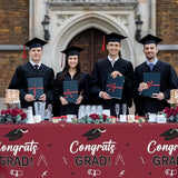 Slergut Maroon Graduation Decorations 2026, 3 Pack Maroon Graduation