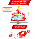 Katchon, Circus Tent Carnival Balloons - Gaint 30 Inch, Pack of 2 |