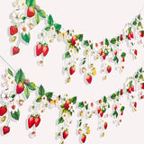 Strawberry Garland Banner Berry First Birthday Decor Strawberry