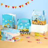 WERNNSAI 12 Pack Construction Party Boxes - Construction Birthday